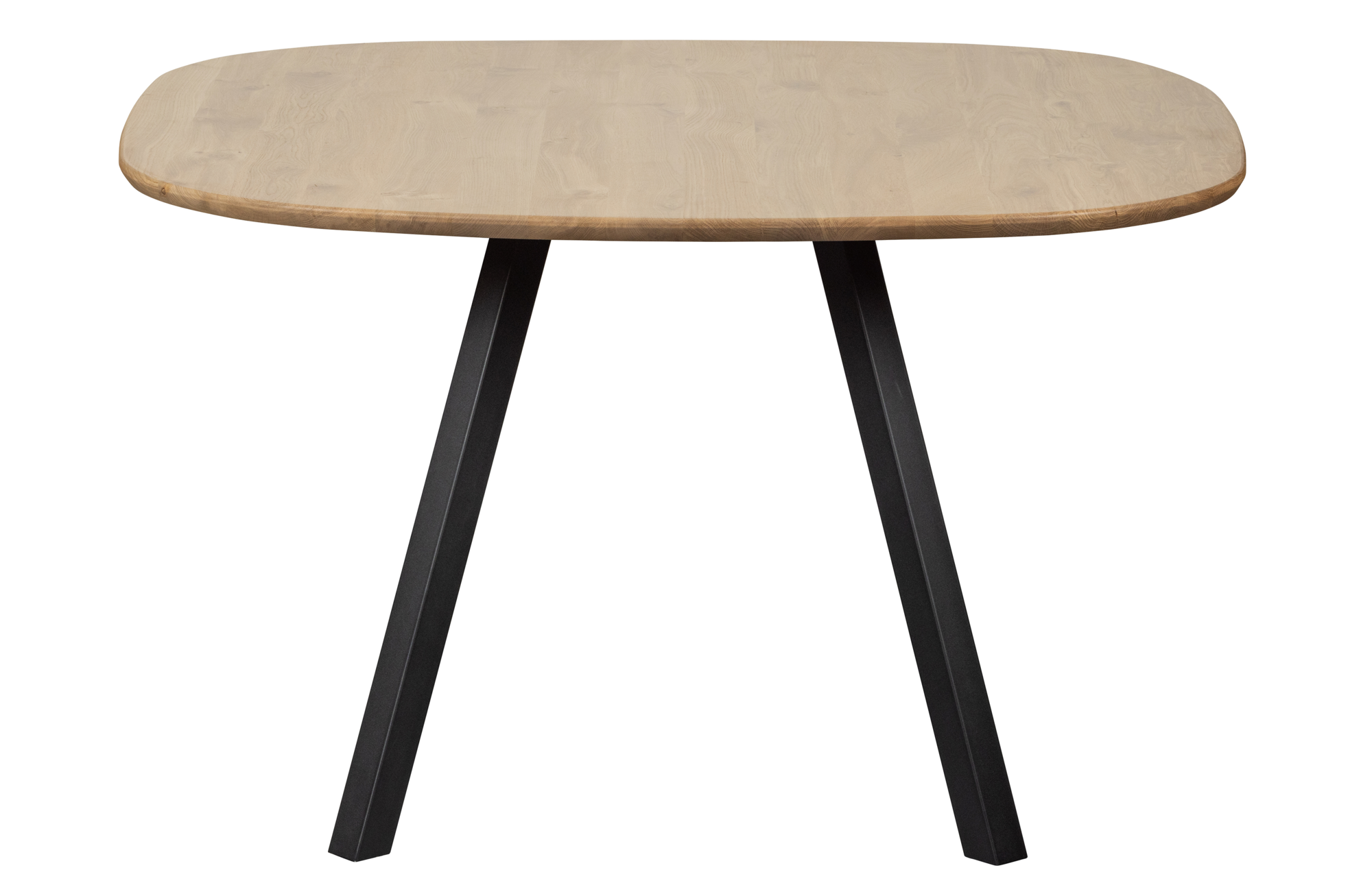Eettafel Tablo Organische Eiken (fsc) - 2-stand poot zwart