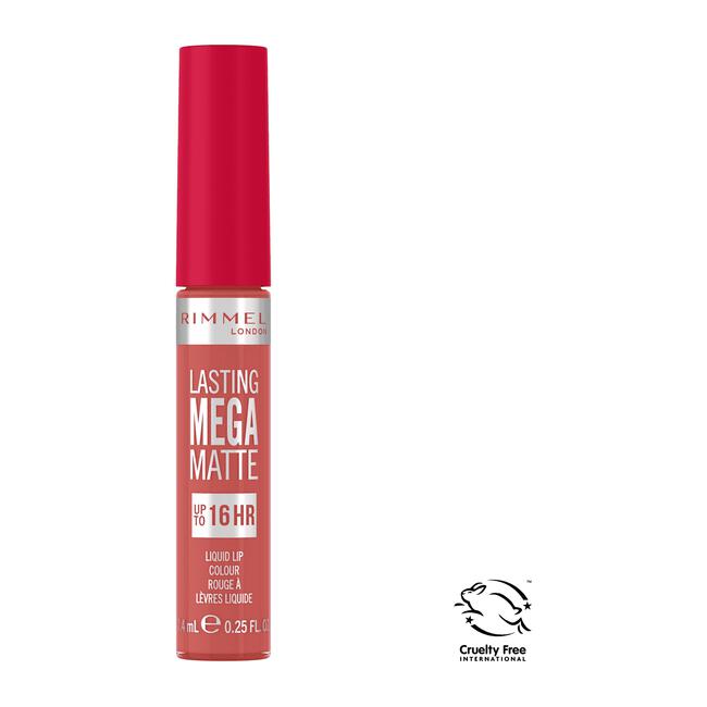 Rimmel London Lasting Mega Matte Liquid Lipstick 600 Coral Sass