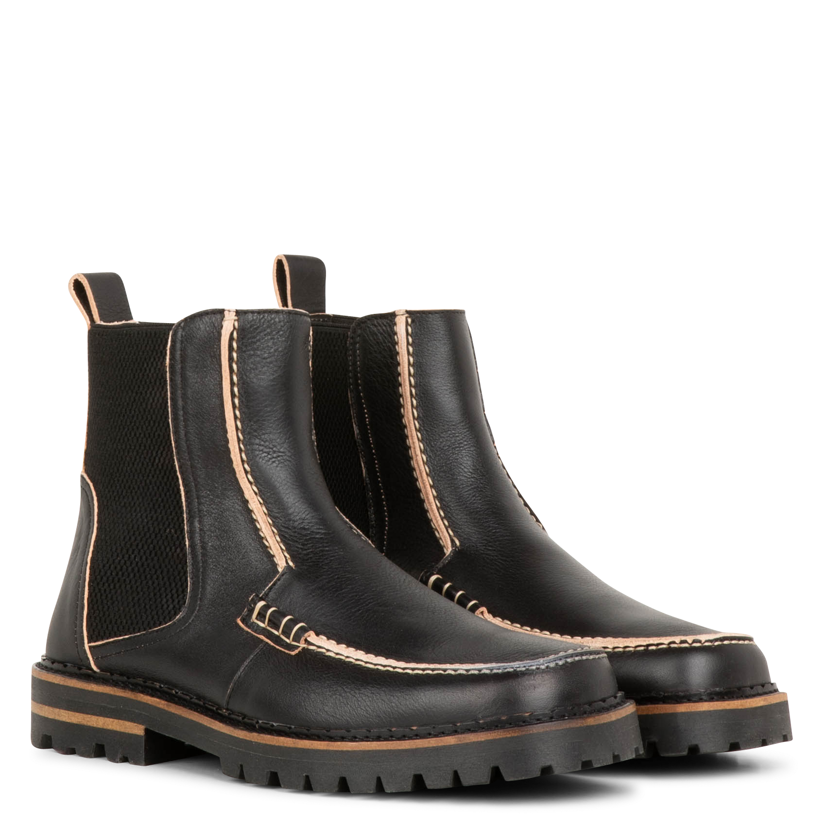 Bottines en cuir | Noir