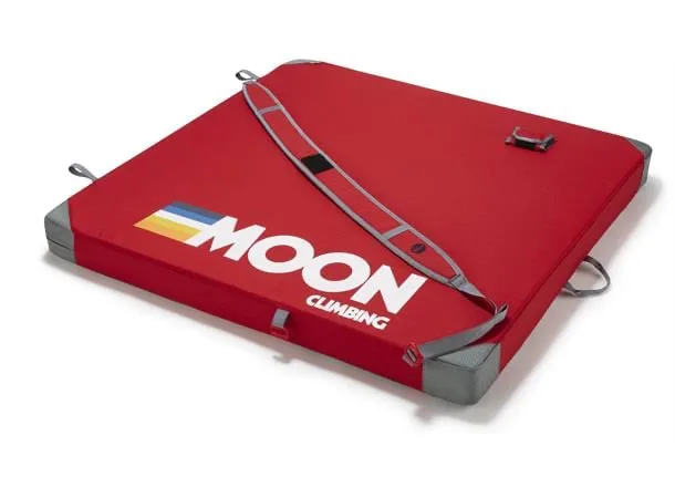 Moon Climbing Pluto Crash Pad Retrostripe True Red
