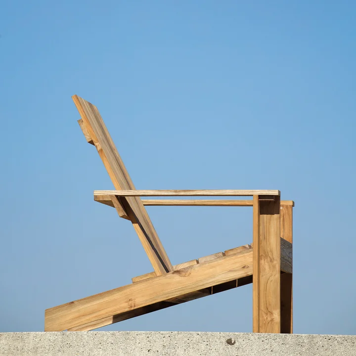 Jan Kurtz - Batten Beach Stuhl, Teakholz natur