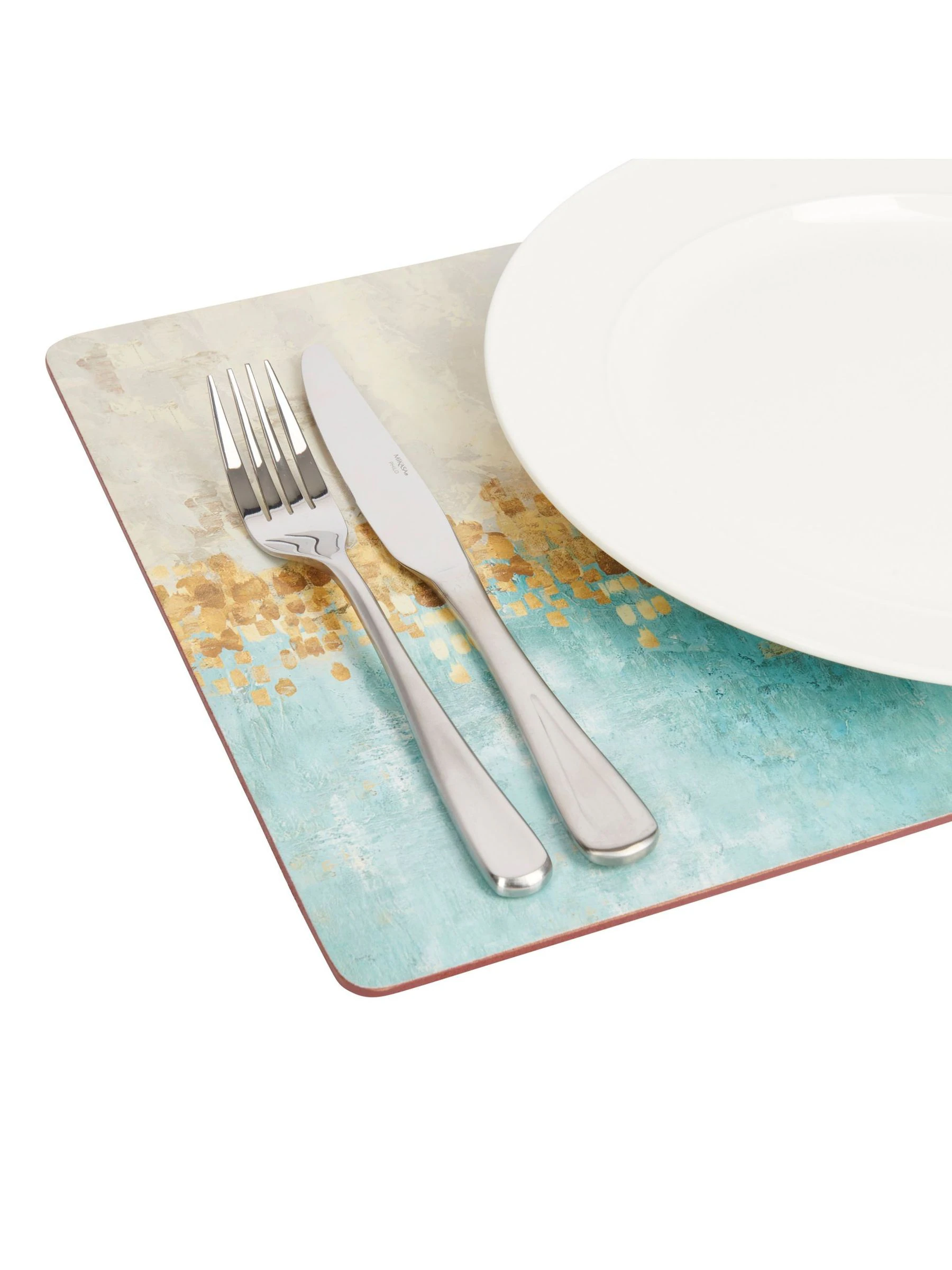 Creative Tops Set of 4 Large Cork Backed Placemats with Art Print