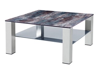 Couchtisch ALTEA Edelstahl /Glas