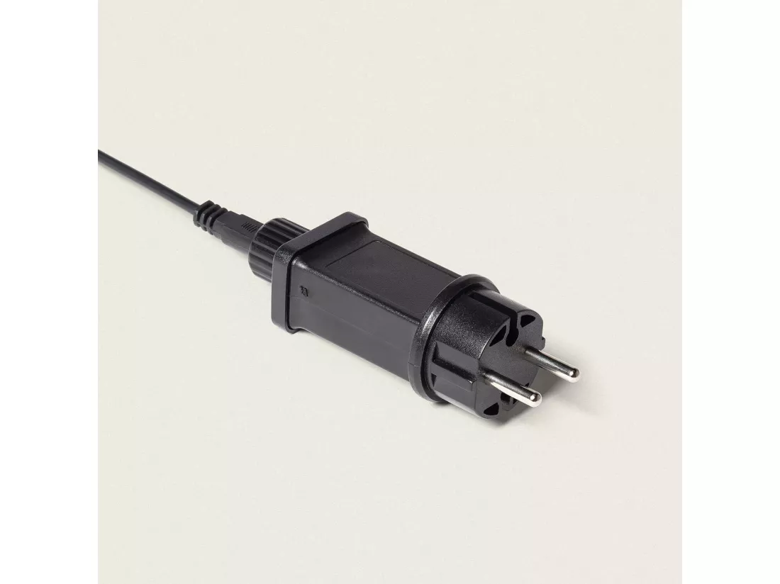 Guirlande Extérieure avec 10m Noire + 10 Ampules Filament LED E27 24V Noir