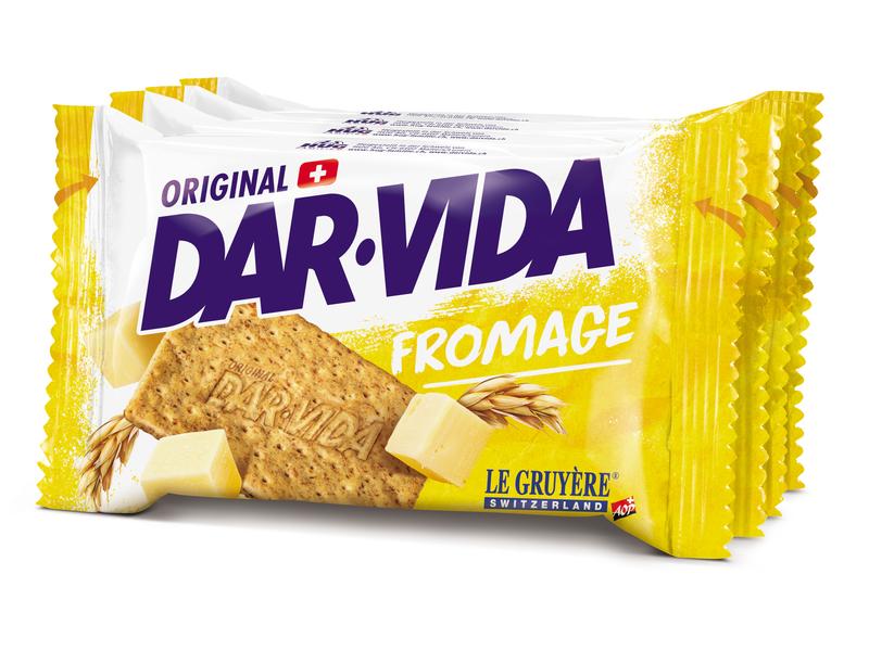 DAR-VIDA Snack extra fin Fromage 4 x 46 g Cracker-Packs