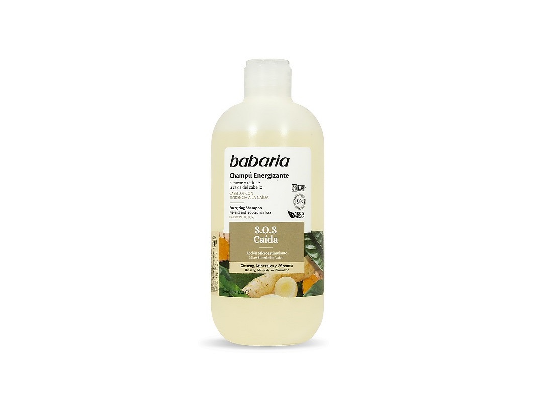 CHAMPÔ ENERGIZANTE SOS ANTI-QUEDA BABARIA 500 ML.