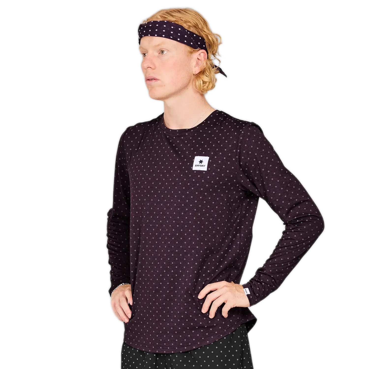 reflective polka pace ls herre 634 mmrls02 1022 purple