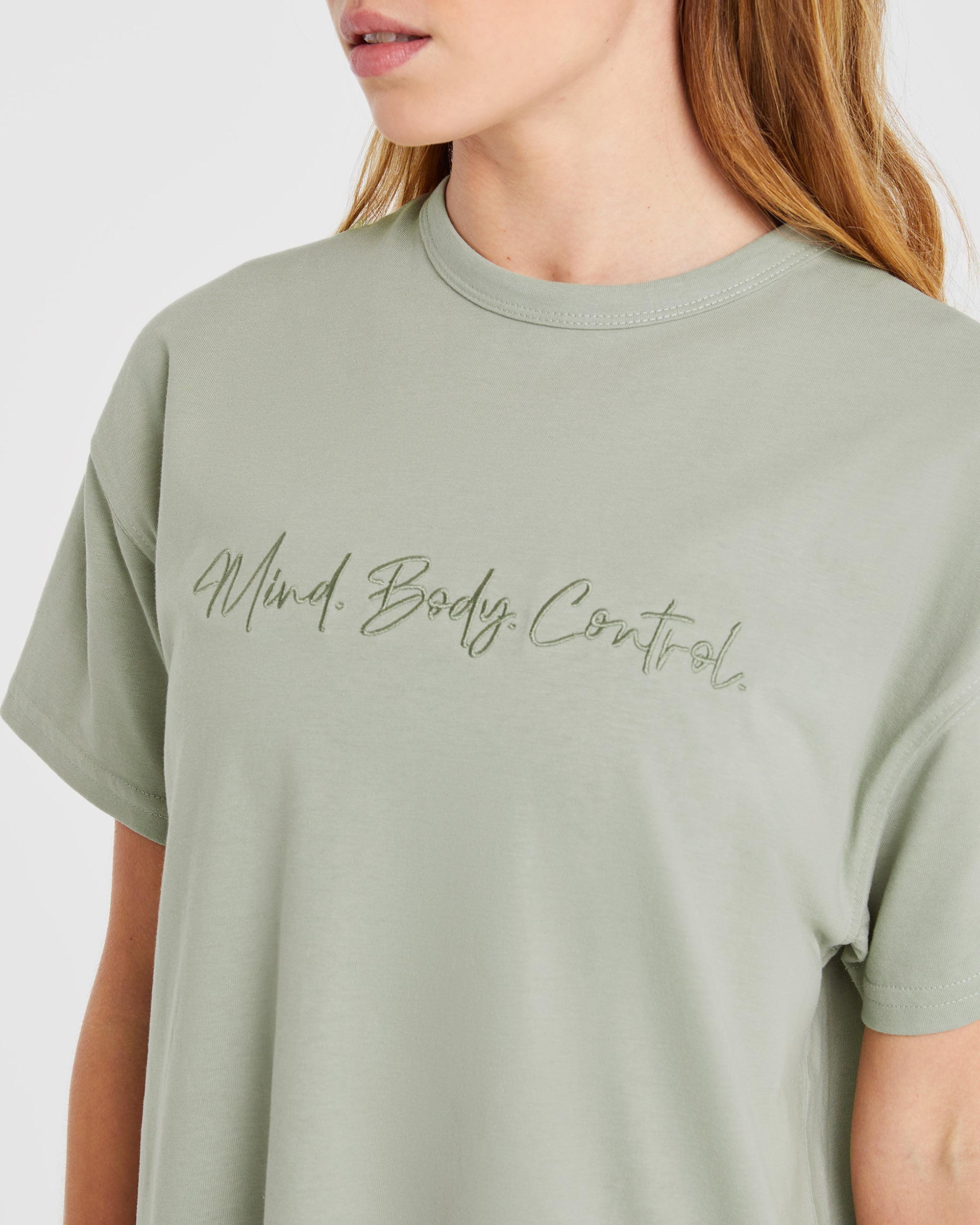 Mind Body Control Oversized T Shirt