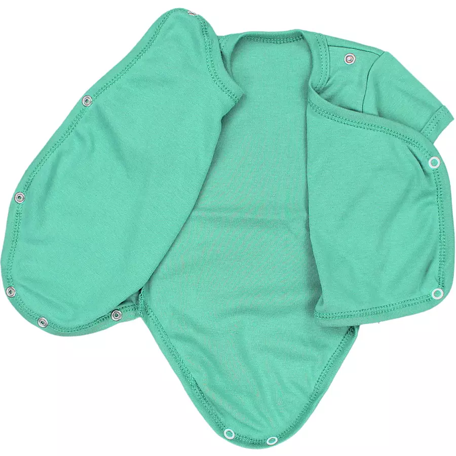 TupTam Baby Jungen Kurzarm Wickelbody 5er Set blaugrün