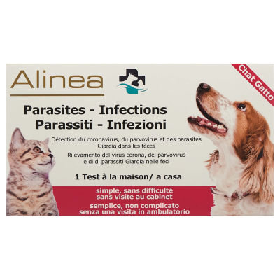 Alinea Heimtest Parasiten/Infektionen bei Katzen 1Test