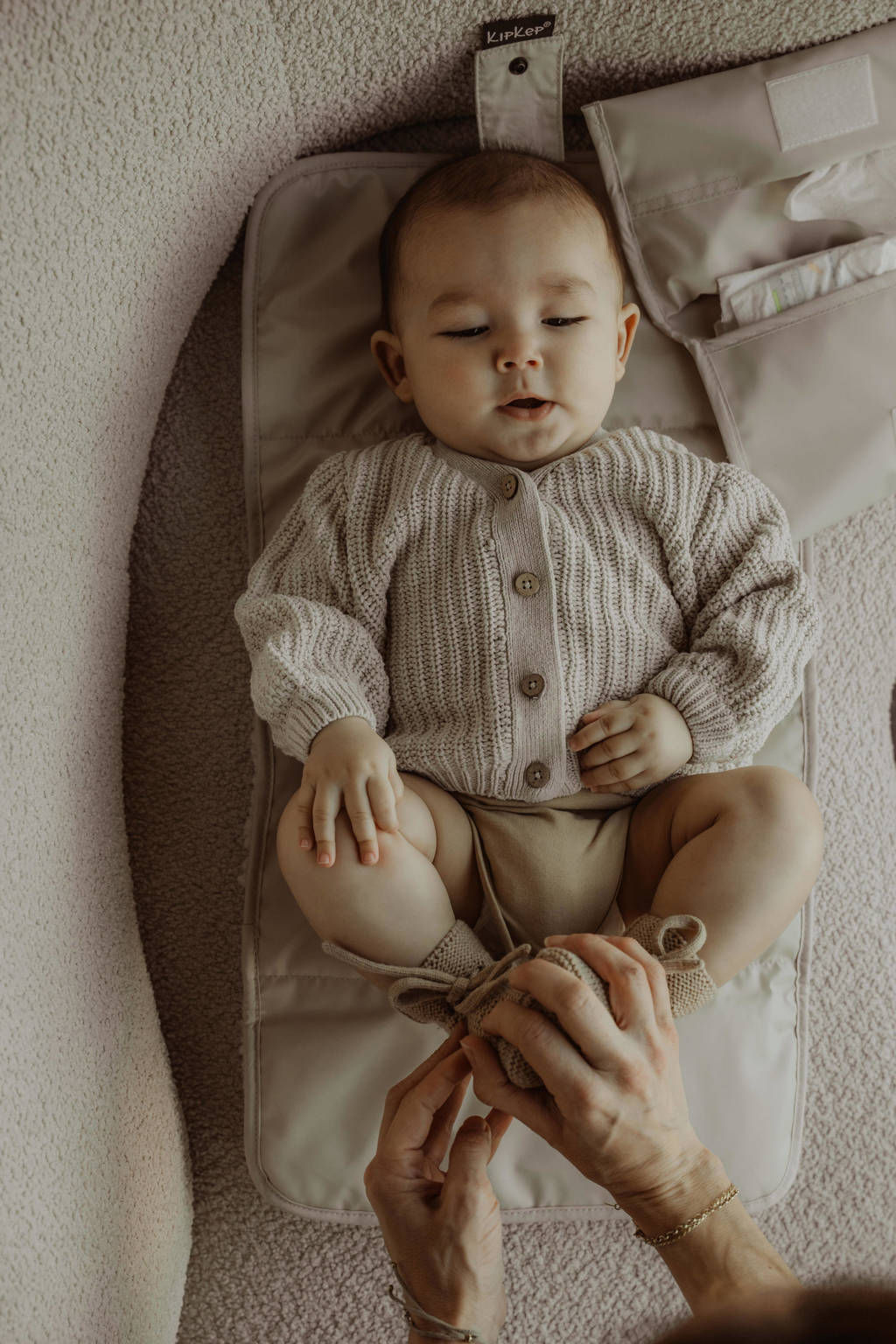 Napper luieretui beige