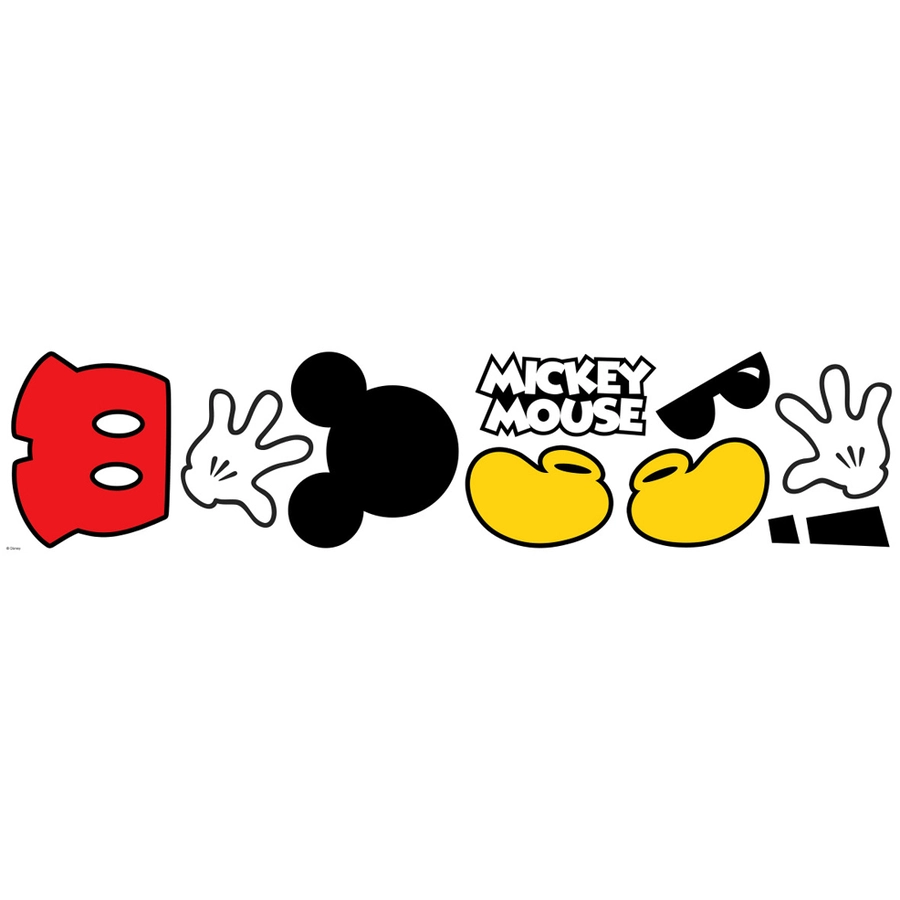Room Mates  Mickey Maus Symbole Mehrfarbig