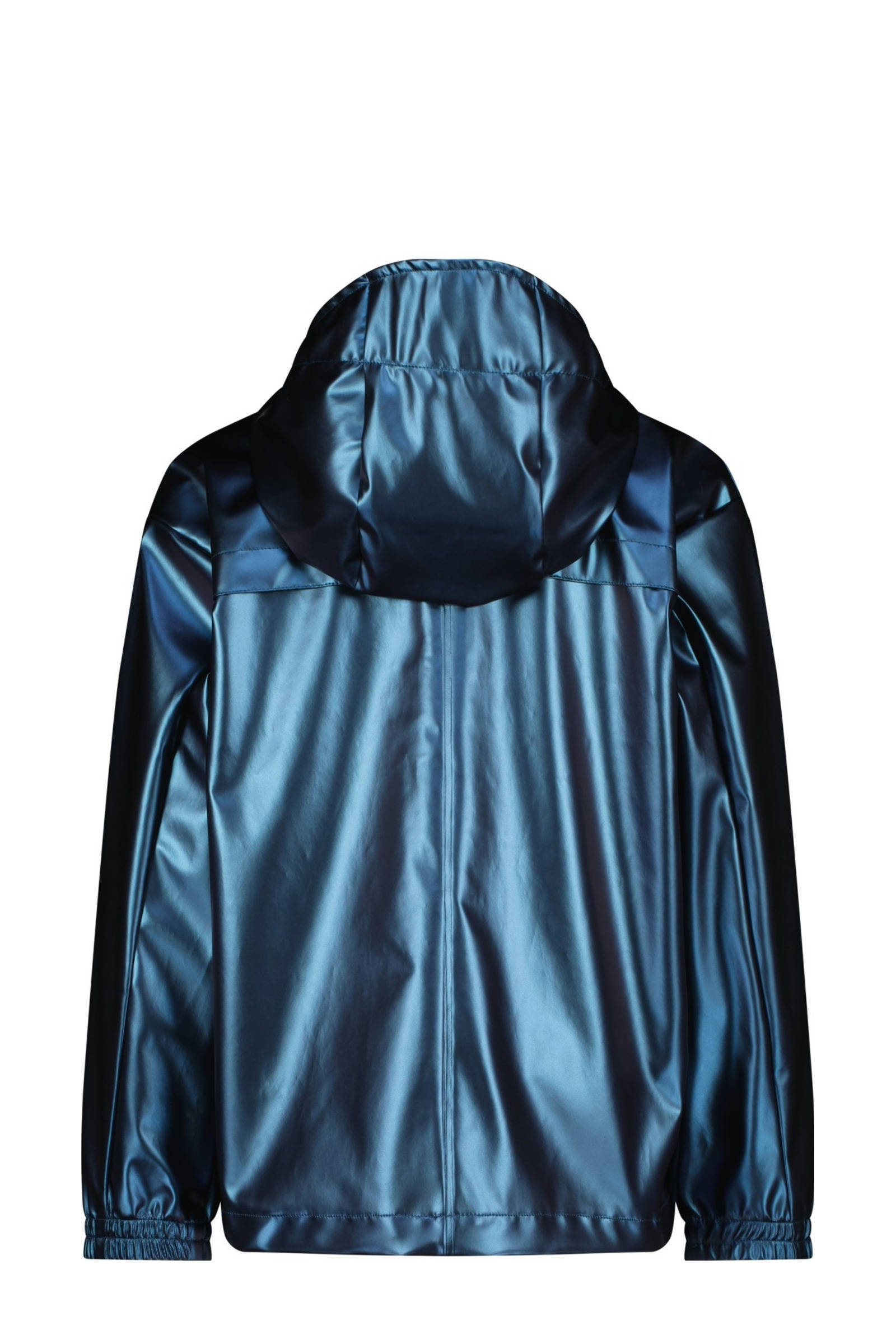 Vingino kids regenjas Lightning blauw metallic