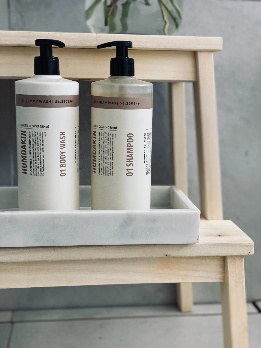 Humdakin  Body wash, vegansk, Chamomile and Sea Buckthorn - 500 ml.