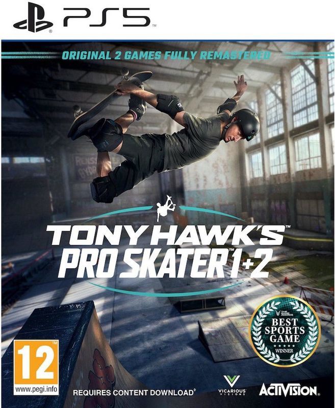 Tony Hawk - Pro Skater 1+2 - PC Game - Remastered - HD Graphics