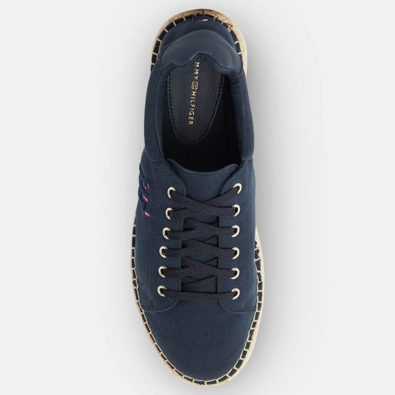Tommy Hilfiger Espadrilles Nautical Lace Up bleu marine