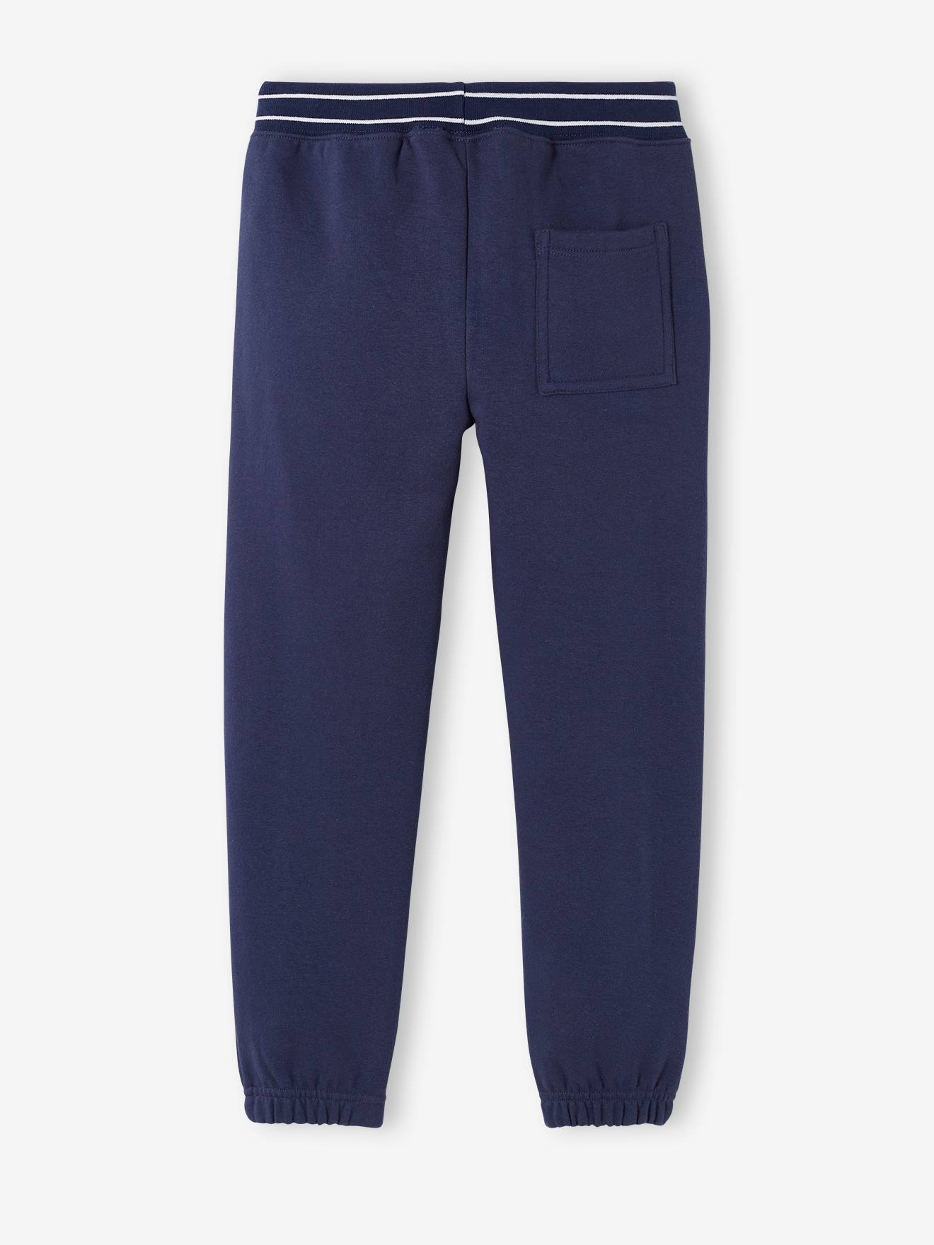 Calça de moletom lisa azul-escura com estampas da Yale®