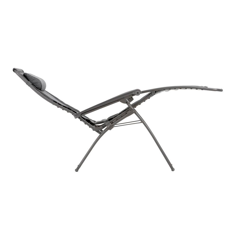 Gepolsterte Zero-Gravity-Relaxliege RSX Clip LightComfort® Grau Ombre