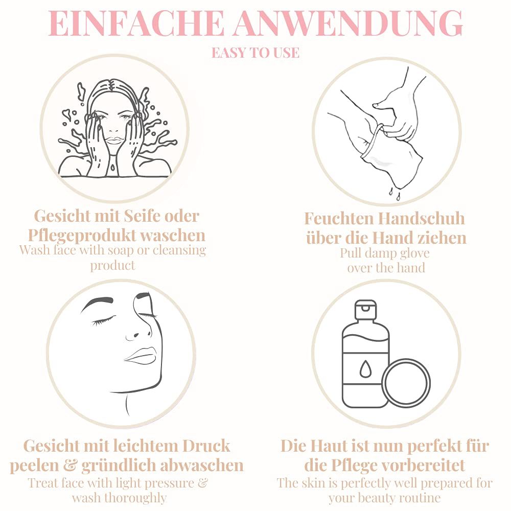 Carenesse NATURAL PEELING SEIDE Peelinghandschuh