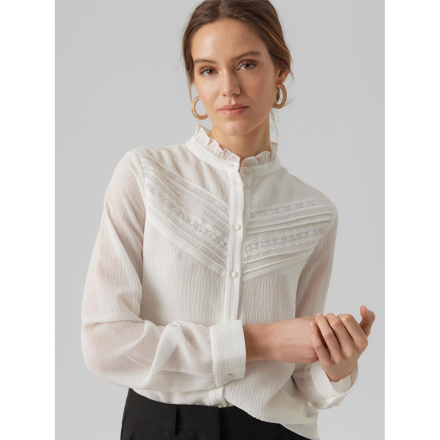 Vero Moda  Nala Long Sleeve O-Neck Shirt