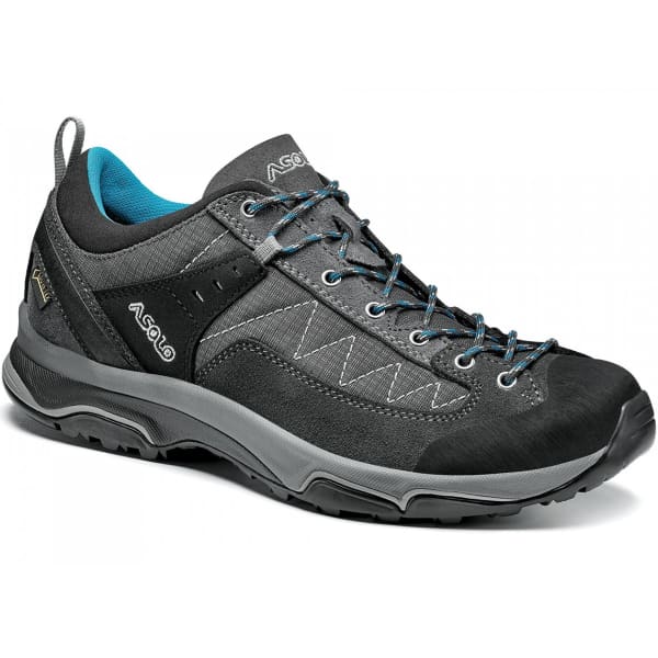 Chaussure de randonnée basse ASOLO PIPE GV ML GRAPHITE/GRAPHITE/CYAN BLUE