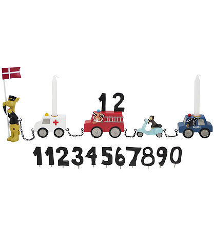Kids by Friis F?dselsdagstog - Biler m. 11 tal