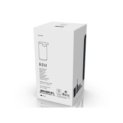 Zone Rim Sæbedispenser, Black