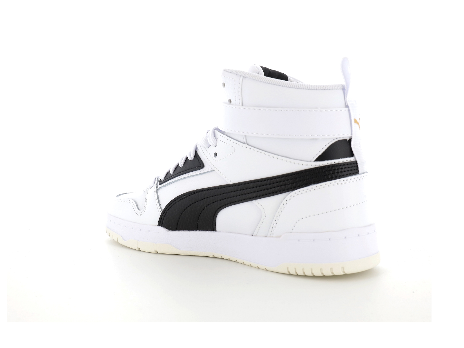 Puma-385839 Synthétique Blanc Noir