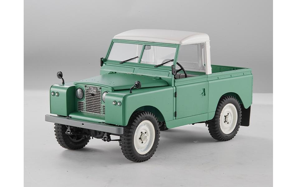 Scale Crawler Land Rover Serie II Grün, RTR, 1:12<br>Detailgetreuer Scaler mit 2-Gang Getriebe