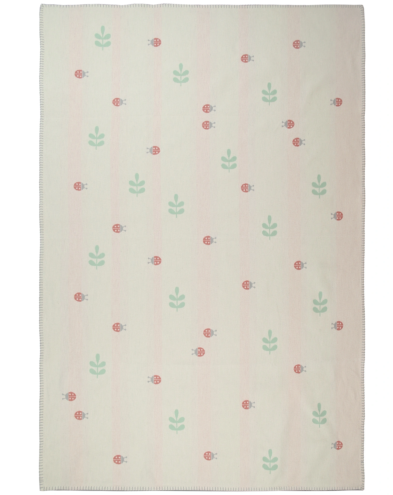 Kuscheldecke LENA - KÄFER (100x150) in creme