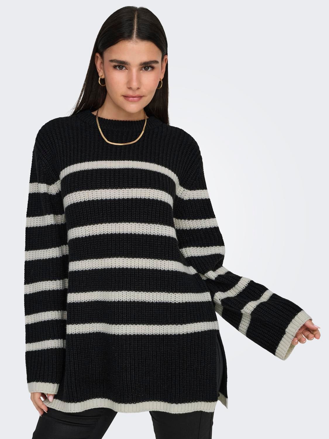 JDYJUSTY Strickpullover Black