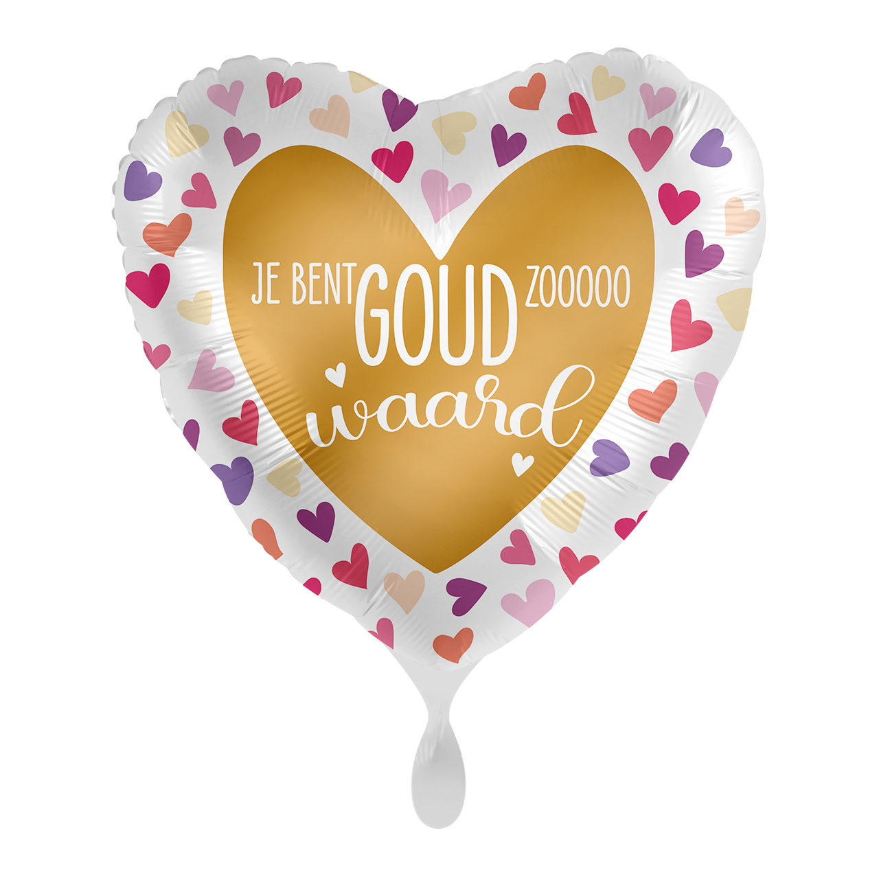 Goud Waard Helium Ballon Leeg 43cm