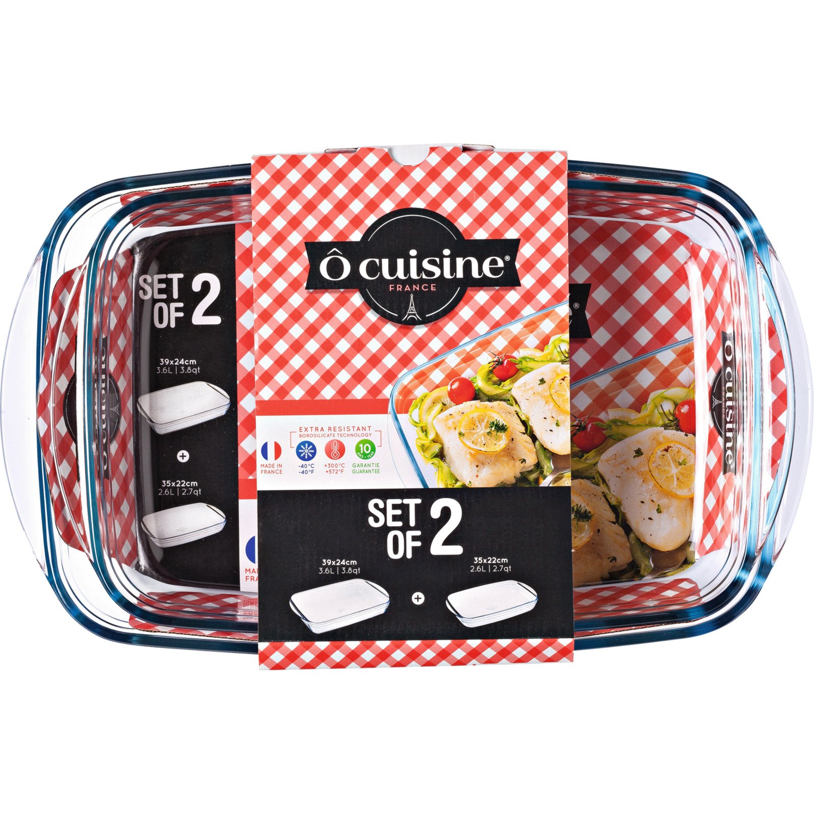 Auflaufformen O-Cuisine Pyrex 2 Stück