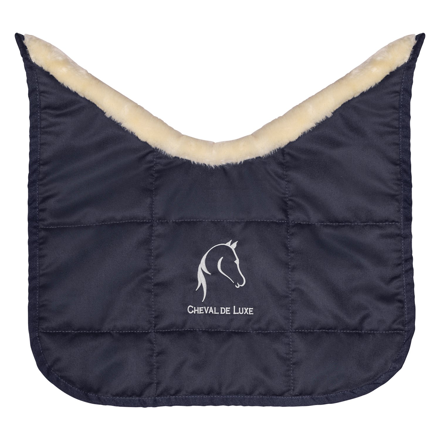 Cheval de Luxe Brustschutz Rug Big  - marine/natur