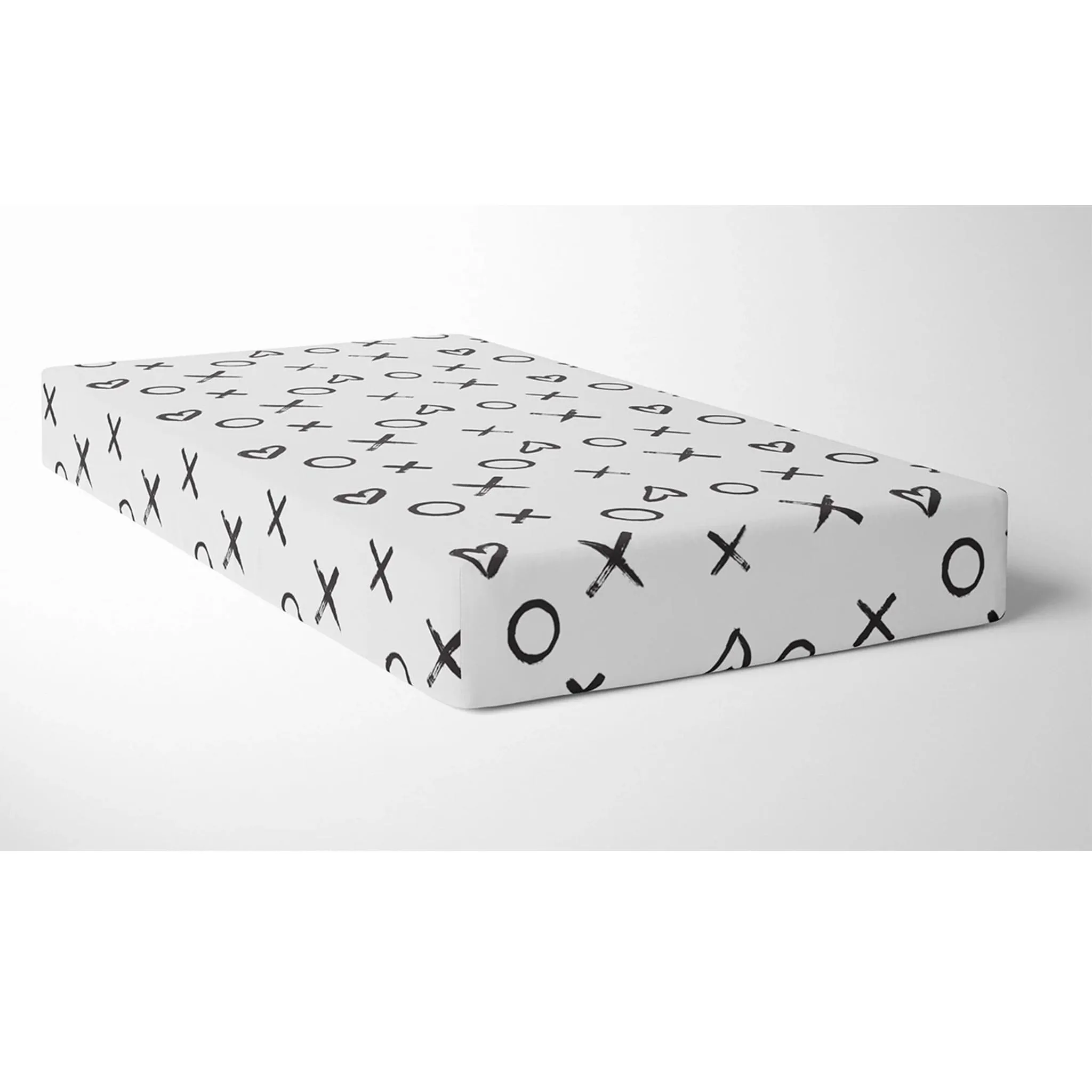 Kushies Drap Contour pour Lit de Bébé - Flanelle XO