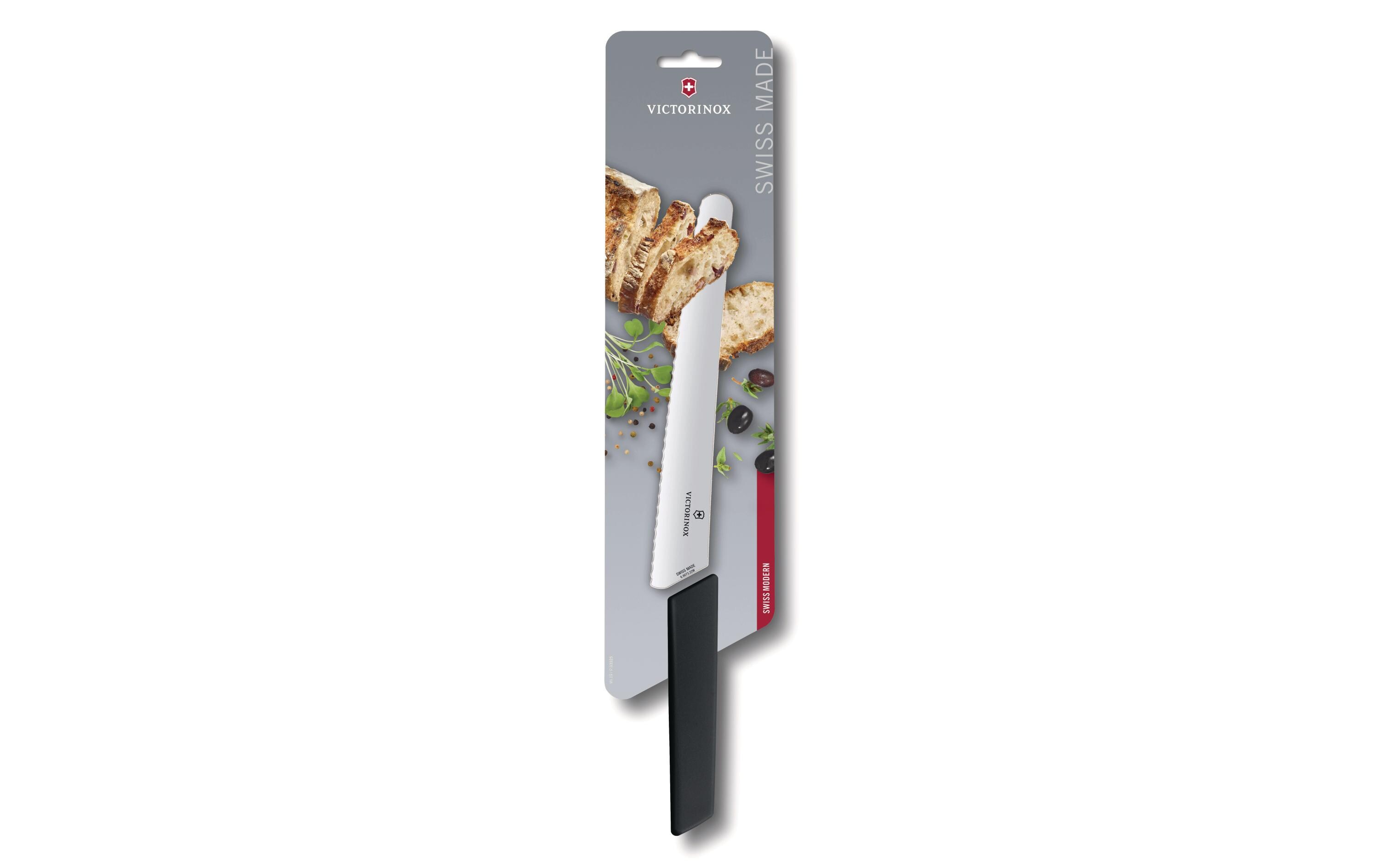 Brotmesser Swiss Modern SchwarzBrot- und Bratenmesser
