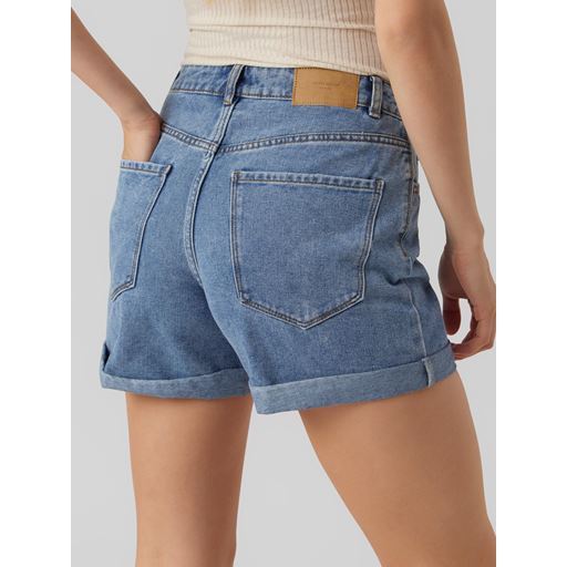 Vero Moda Zuri Loose Shorts, Medium Blue Denim, S