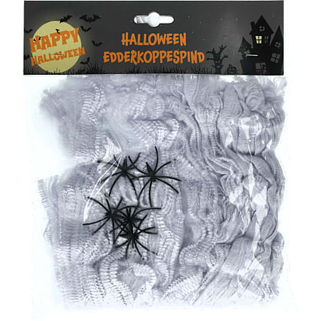 Halloween edderkoppespind 56 g - flere varianter - assorteret