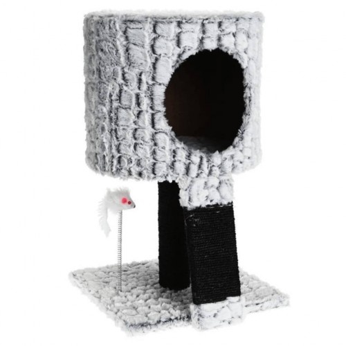 Poste arranhador cinza para gatos da Pets Collection