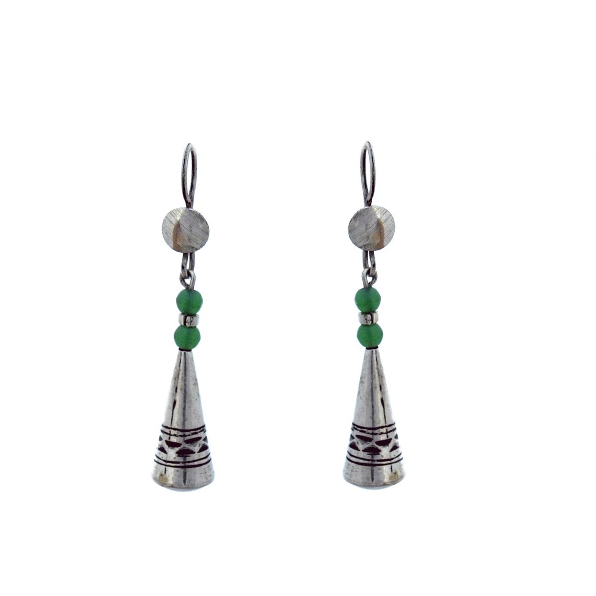 boucles d'oreilles touareg cône