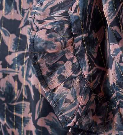 Creamie Bluse - BIG Flower - Indigo Blue