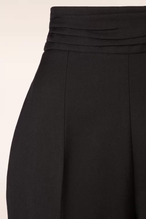 Vintage Diva  Lena Lynn broek in zwart