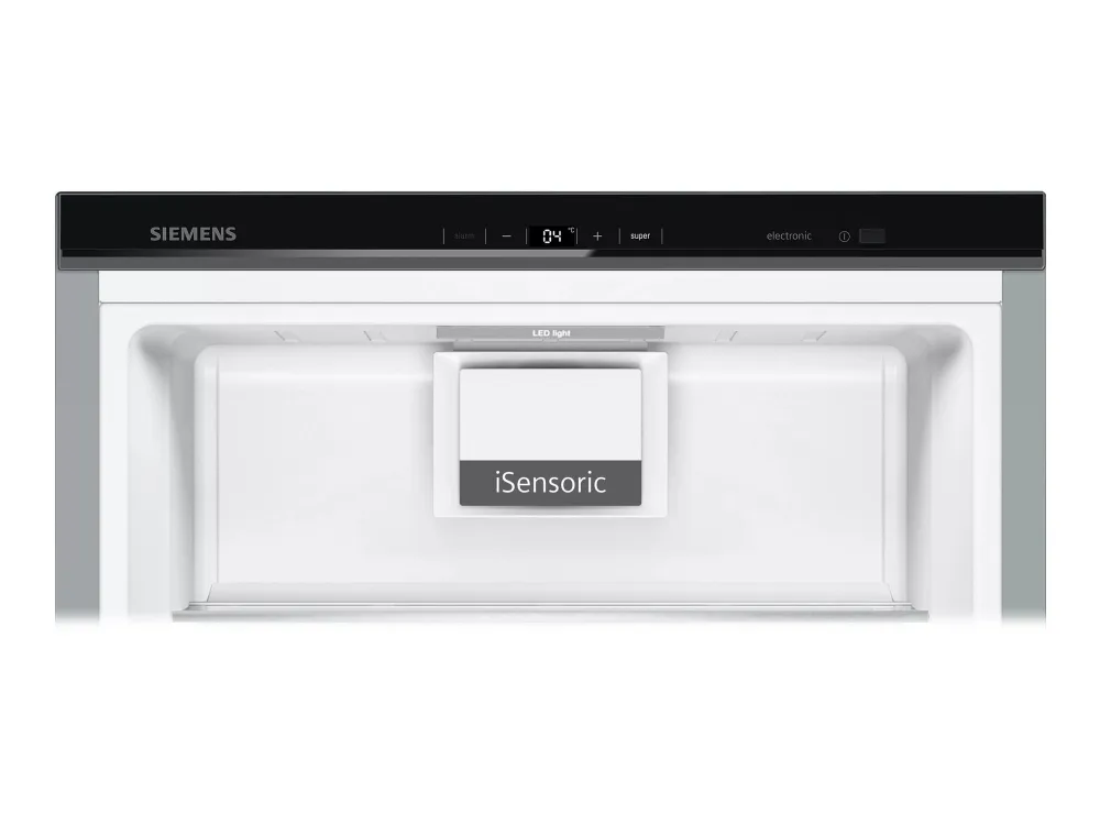 Siemens iQ700 KS36FPXCP - Køleskab - bredde: 60 cm - dybde: 65 cm - højde: 186 cm - 309 liter - Klasse C - BlackSteel