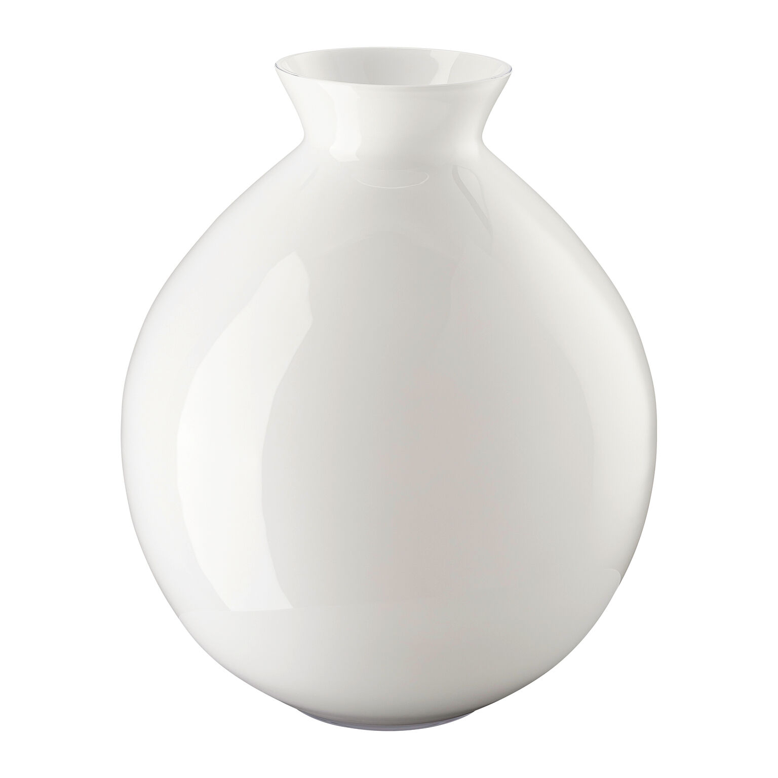 Silvana White - Glass Vase 33 cm