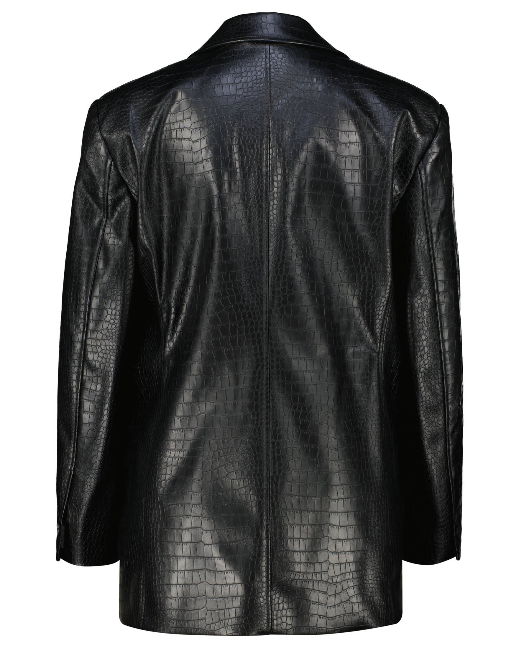 HUGO| Damen Kunstleder-Blazer AMASALA-1