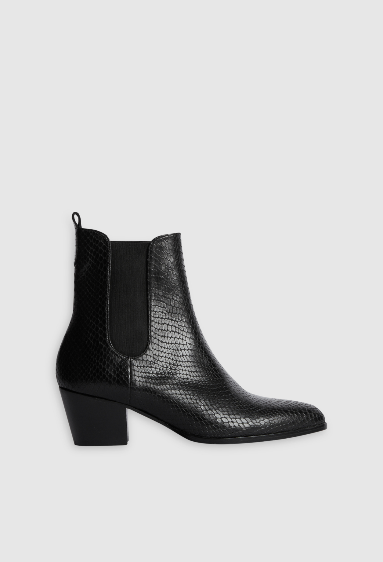 Bottines noires cuir