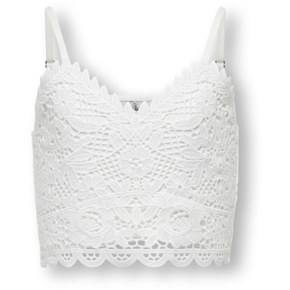 Køb kids ONLY Cloud Dancer Honey Strap Top