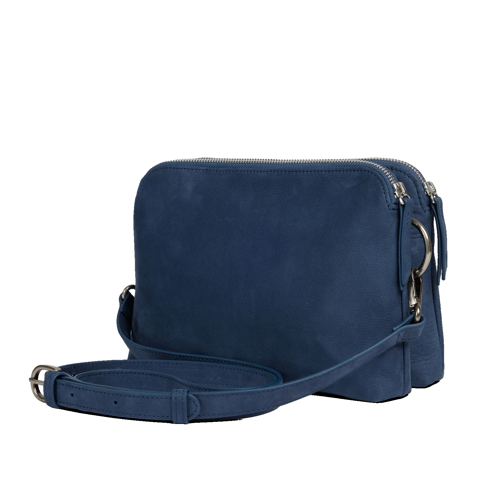 NAEL - Sac bandoulière en cuir grainé| Bleu