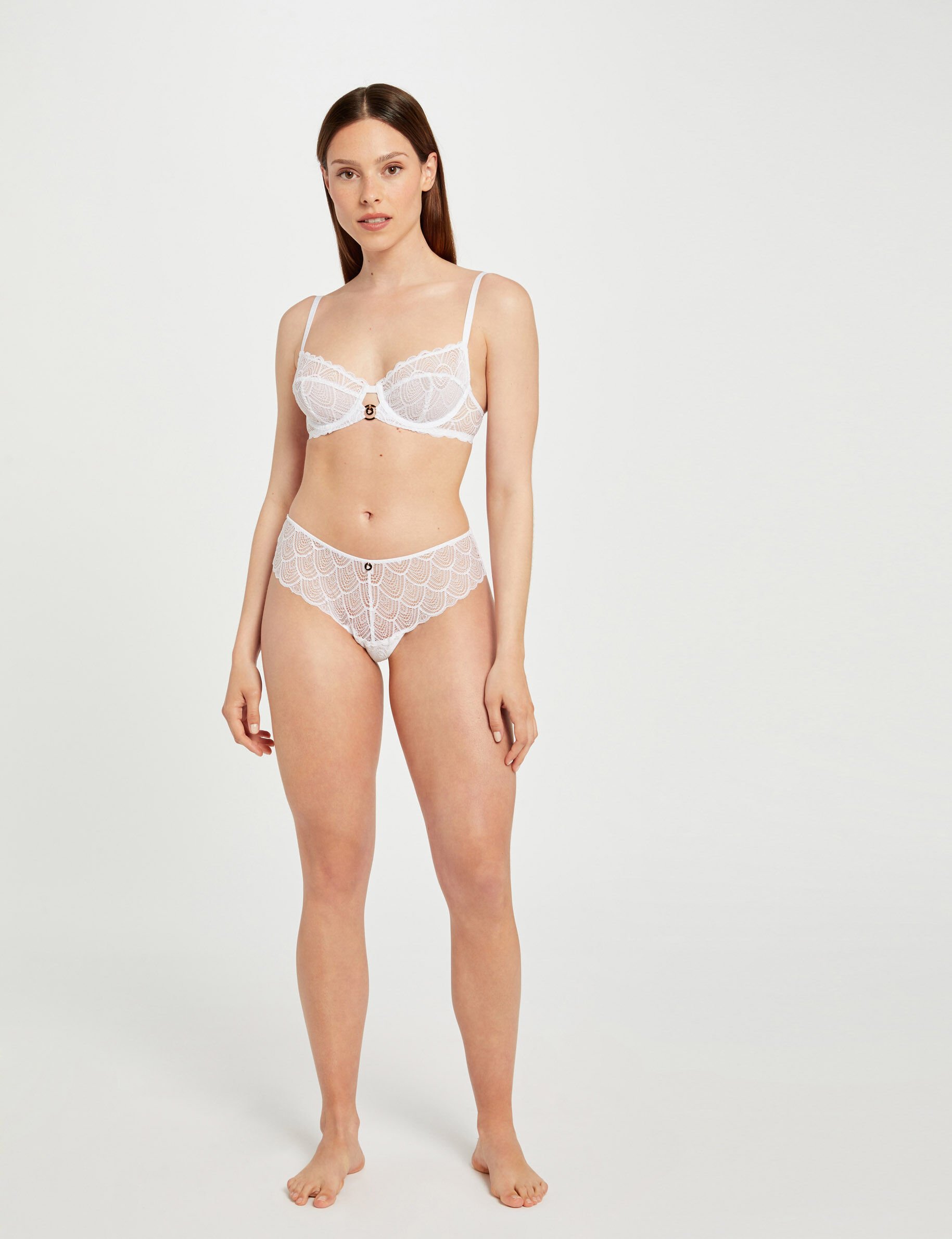 Soutien-gorge armatures blanc femme - blanc