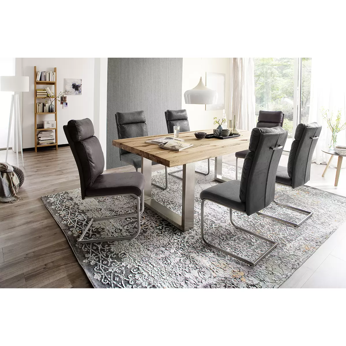 Stuhl Pia beige,silber